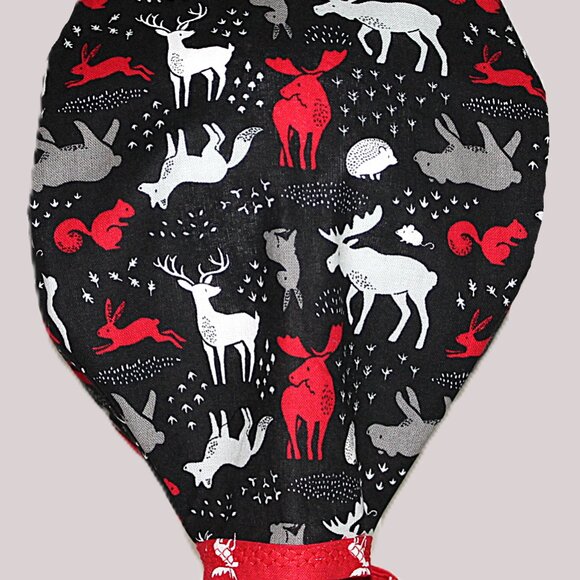 Mens Tie Back Scrub Cap Handmade - Hunters Paradise - Picture 5 of 8